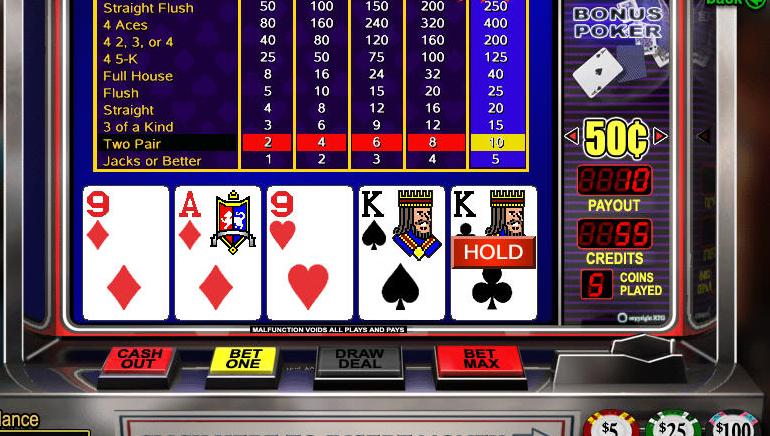 video poker design